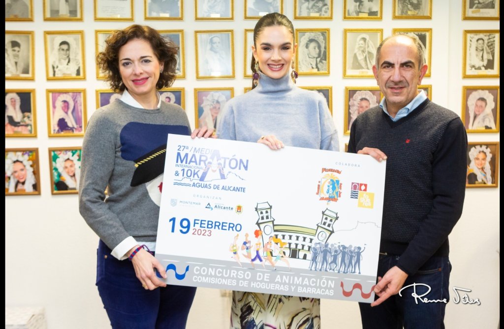 El Club Atlético Montemar y la Federació de Fogueres organizan un nueva edición concurso de animación para la 27ª Media Maratón y 10K Aguas de Alicante